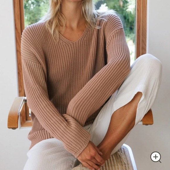Jenni Kayne Cabin Organic Cotton Blend Sweater